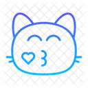 Katze küssen  Symbol