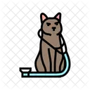 Stethoskop Katze Zucht Symbol