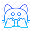 Katze umarmt  Symbol