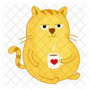 Katze kaffeetasse  Symbol