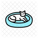 Bett Katze Zucht Symbol