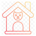 Katzenhaus Haustierhaus Katze Symbol