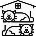 Katzenhaus  Symbol