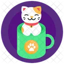 Katzchen Tasse Katzen Tasse Kaffeetasse Symbol