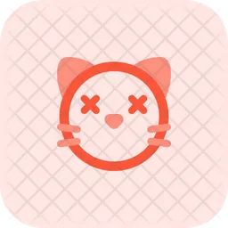 Tod der Katze Emoji Symbol