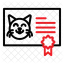 Katzenzertifikat  Symbol