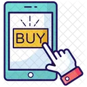 M Commerce Mobiles Einkaufen Online Shopping Symbol