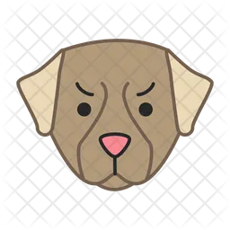 Kawaii dogs color  Icon