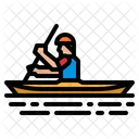 Kayak Rafting Summertime Icon