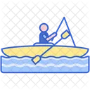 Kayak Fishing Icon