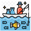 Kayak Fishing  Icon