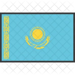 Kazakh Flag Icon