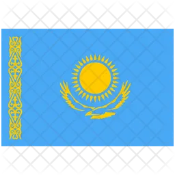 Kazakhstan Flag Icon