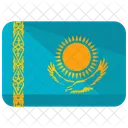 Kazakhstan Flag Country Icon