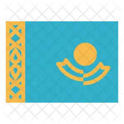 Kazakhstan Flag Icon