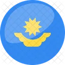 Kazakhstan Flag Country Icon