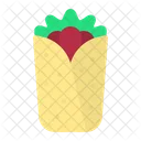 Kebab Burrito Shawarma Icon