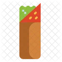 Kebab Meat Roll Icon