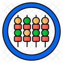 Kebab Skewer Food Icon