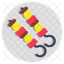 Kebab Skewer Food Icon