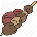 Kebabs Heart Cow Icon