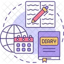 Keep diary  Icon