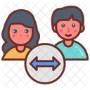 Keep Distance Social Distance Parenting Tips Icon