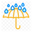 Keep Dry Umbrella Water Drop Icon