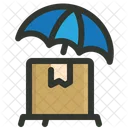 Keep Dry Protection Umbrella Icon