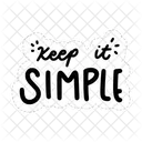 Keep is simple  Icon