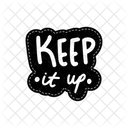 Keep it up  Icon