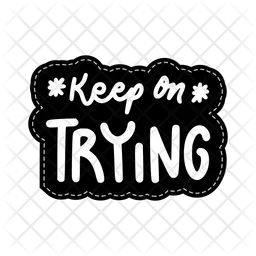 Keep on trying  Icon