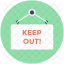 Keep Out Sign Restricted Icon