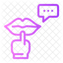Keep Quiet Quiet Silence Icon