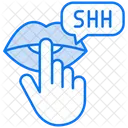 Keep Quiet Silence Quiet Icon