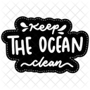 Keep the ocean clean  Icon