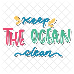 Keep the ocean clean  Icon
