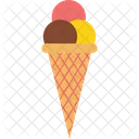 Waffel Eis Leckerli Symbol