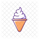 Tute Waffel Eis Symbol