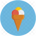 Kegel Dessert Eis Symbol