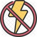 Kein Blitz  Symbol