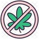 Kein Cannabis  Symbol