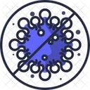 Kein Corona-Virus  Symbol