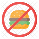 Kein Fastfood  Symbol