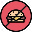 Nein Fast Food Symbol