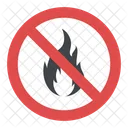 Nein Feuer Zeichen Symbol