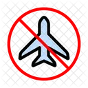 Transport Flug Verboten Symbol