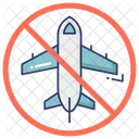 Kein Flugzeug  Symbol