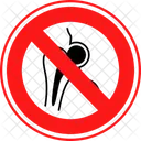 Kein Knochen Verbinden Verbinden Geschaft Symbol