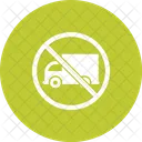 Nein Lkw Schild Symbol